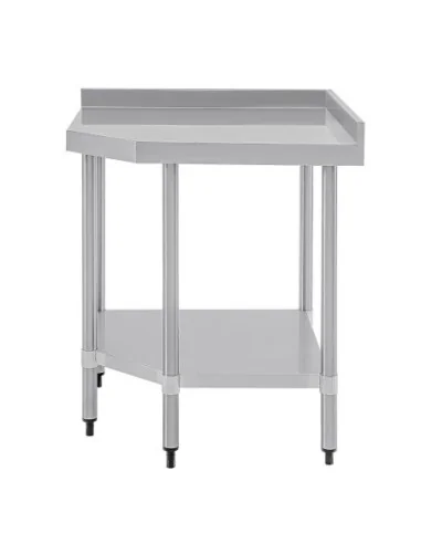 Table d'angle inox Vogue 600mm