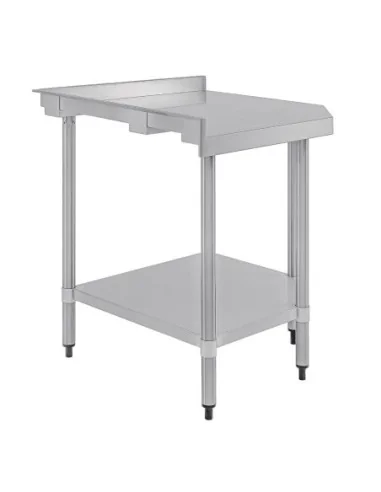Table d'angle inox Vogue 600mm