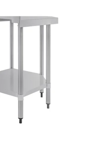 Table d'angle inox Vogue 600mm