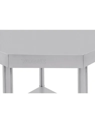 Table d'angle inox Vogue 600mm