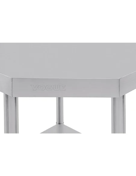 Table d'angle inox Vogue 600mm