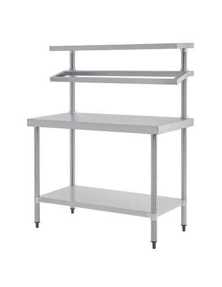 Table de préparation inox avec support bacs GN Vogue