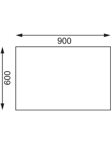 Table de découpe inox Vogue 900mm
