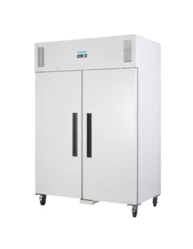 Armoire réfrigérée positive GN double porte blanche Polar Série G 1200L
