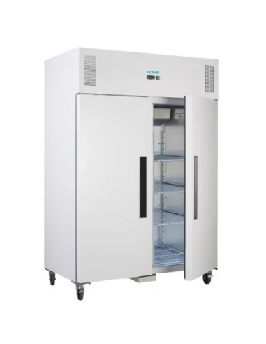 Armoire réfrigérée positive GN double porte blanche Polar Série G 1200L