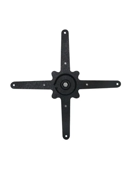 Pied de table rond chromé Bolero