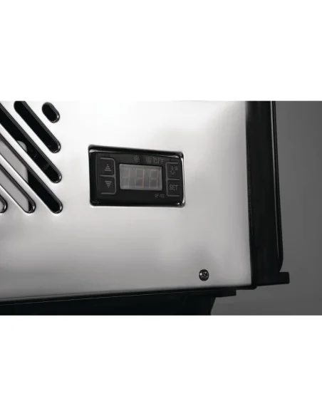 Vitrine réfrigérée de comptoir noire Polar Série G 160L