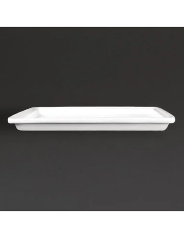 Plat blanc GN 1/2 Olympia Whiteware 30mm