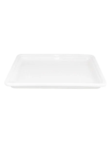 Plat blanc GN 1/2 Olympia Whiteware 30mm