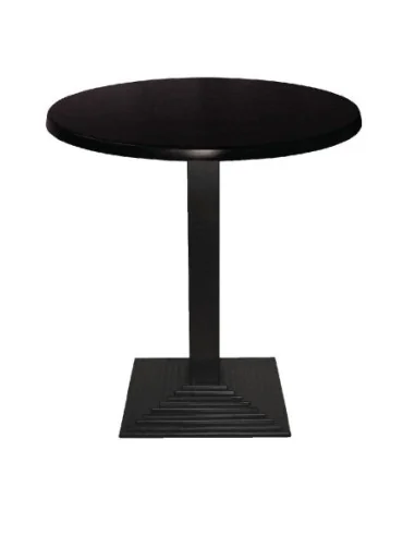 Pied de table carré effet escalier en fonte Bolero