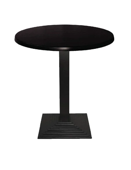 Pied de table carré effet escalier en fonte Bolero