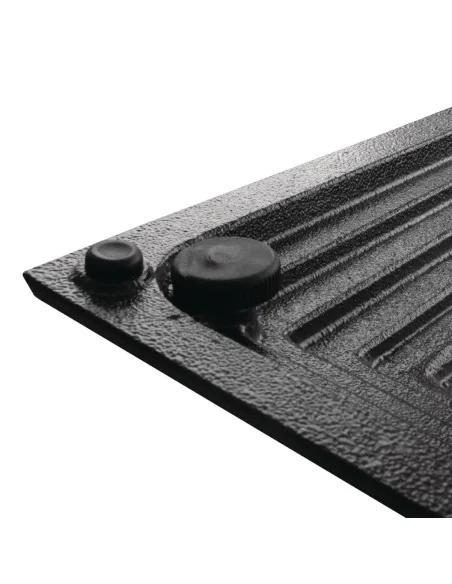 Pied de table carré effet escalier en fonte Bolero