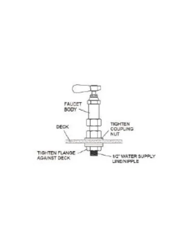 Douchette de pré-rinçage double arrivée d'eau Vogue