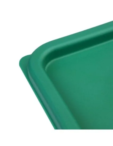 Couvercle carré vert petit Hygiplas