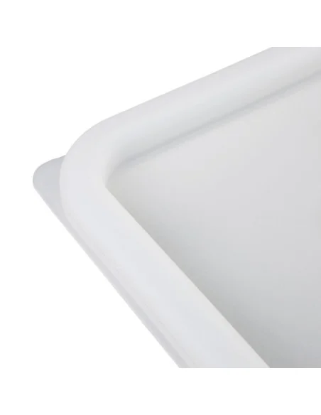 Couvercle carré blanc moyen Hygiplas