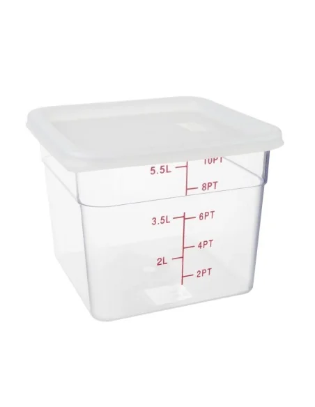 Couvercle carré blanc moyen Hygiplas