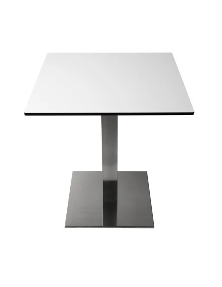 Pied de table carré inox Bolero