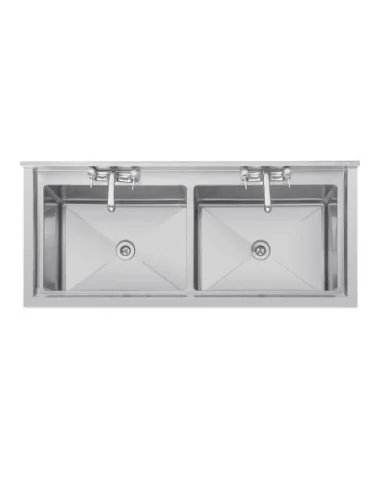 Double évier profond Vogue 1410 x 600mm