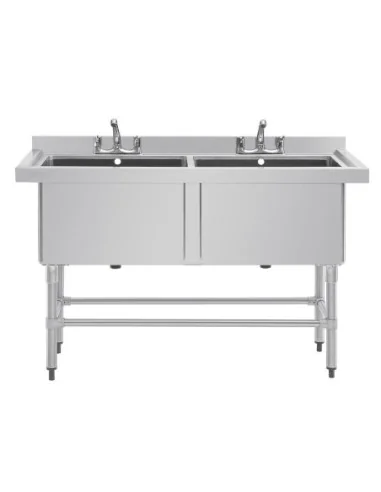 Double évier profond Vogue 1410 x 600mm