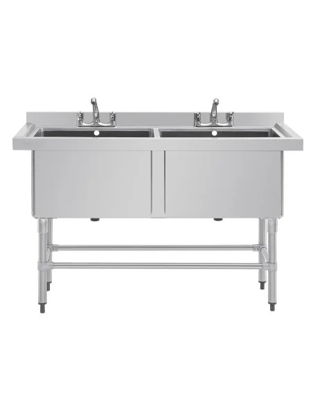 Double évier profond Vogue 1410 x 600mm