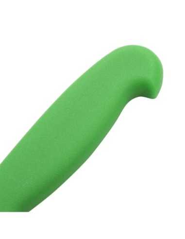 Couteau à légumes denté Hygiplas vert 100mm