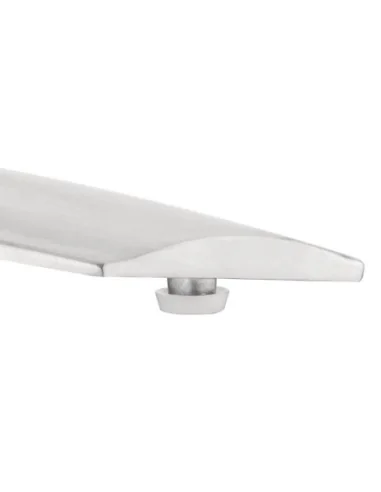 Table inox carrée à plateau basculant Bolero 600mm