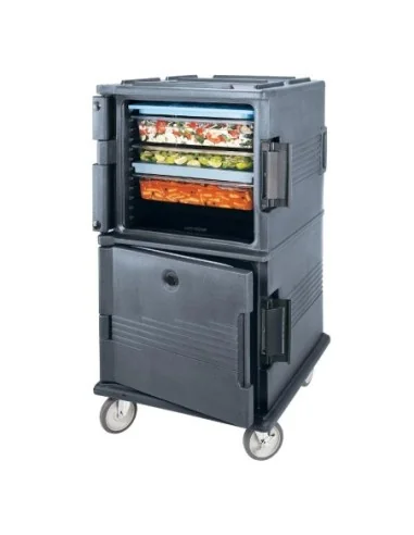 Chariot isotherme Cambro Ultra Camcart UPC1600 granite gris