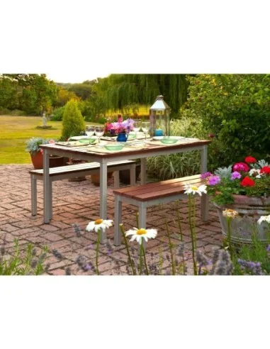 Banc extérieur imitation bois de noyer Enviro 1050mm