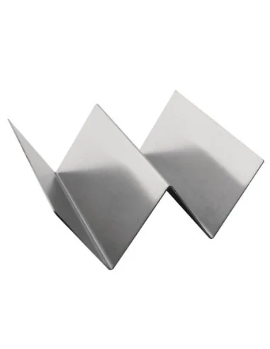 Support à tacos en acier inoxydable Olympia