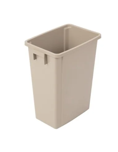 Conteneur de recyclage Nisbets Essentials beige 56L