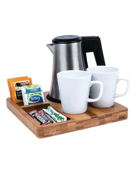 Plateau de courtoisie chambre d hôtel bambou