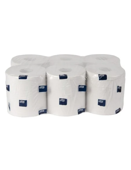 Bobines blanches pour distributeur à dévidage central Tork (lot de 6)