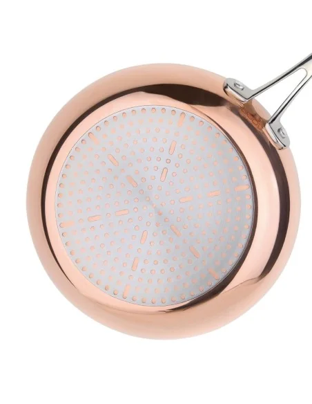 Poêle en cuivre 3 couches induction Vogue 240mm