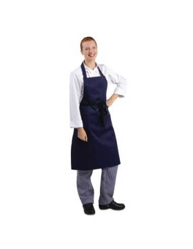 Tablier bavette Whites bleu marine