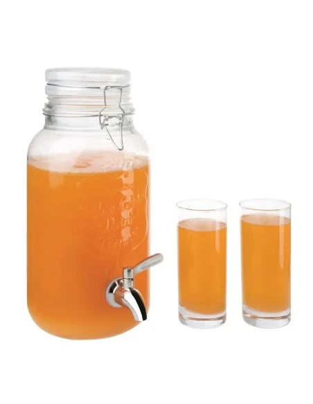 Distributeur de boissons rétro à fermeture métallique Olympia