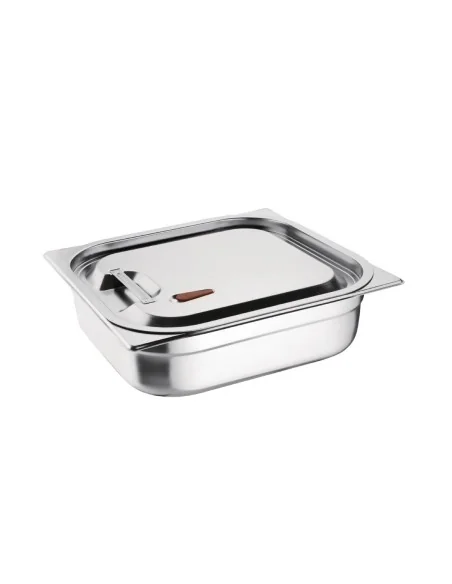 Couvercle hermétique inox et silicone Vogue GN 1/2