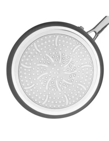 Casserole antiadhésive en aluminium anodisé Vogue 180mm