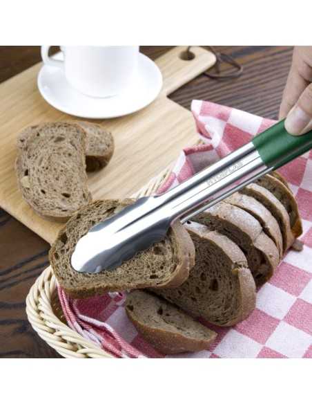 Pince de service à code couleur Hygiplas 300mm verte