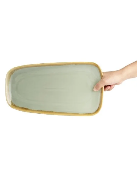 Plat couleur mousse Kiln Olympia 335mm