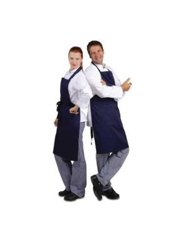 Tablier bavette Whites bleu marine