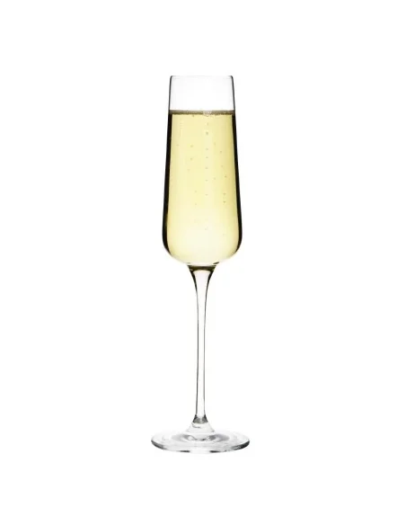 Flûtes à champagne angulaires Olympia Claro One Piece 270 ml (lot de 6)