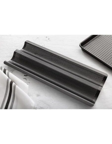 Plaque à baguettes antiadhésive MasterClass Crusty Bake