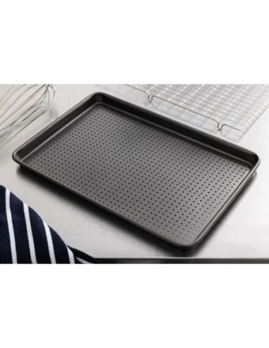 Plaque de cuisson perforée antiadhésive MasterClass Crusty Bake
