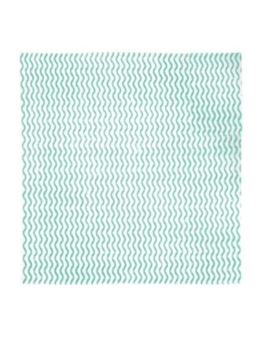 Chiffons non tissés Jantex verts (rouleau de 100 chiffons)