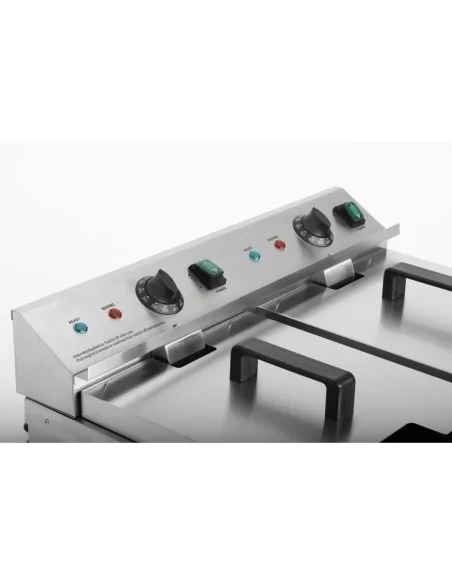 Friteuse induction double Buffalo 2 x 3 kW
