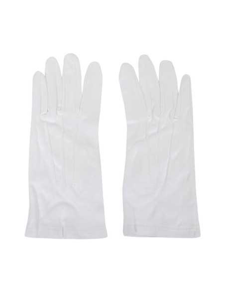 Gants de service pour homme blancs L/XL
