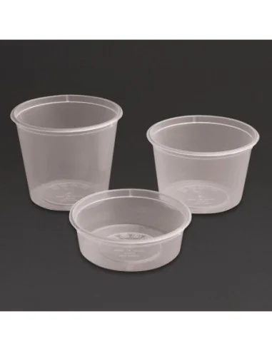 Pots à sauce micro-ondables en plastique Fiesta Recyclable 150ml (lot de 100)