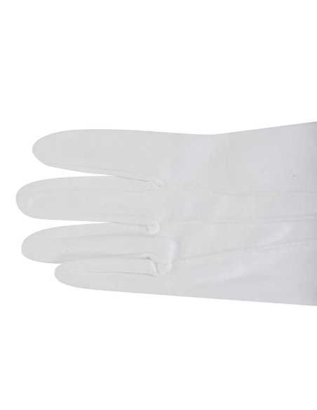 Gants de service pour homme blancs L/XL
