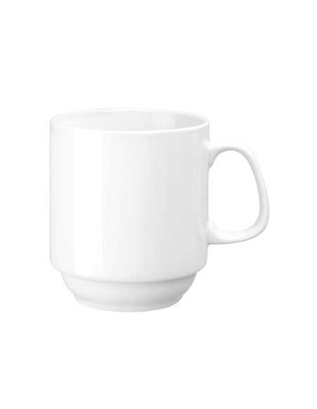 Mugs empilables blancs 284ml Olympia (Lot de 12)