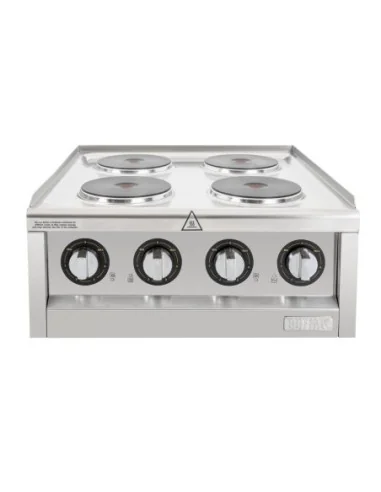Table de cuisson électrique 4 feux Buffalo Série 600 